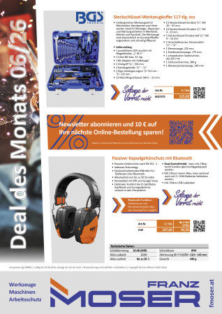Deal des Monats - 06/26 