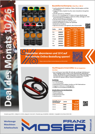 Deal des Monats - 10/26 