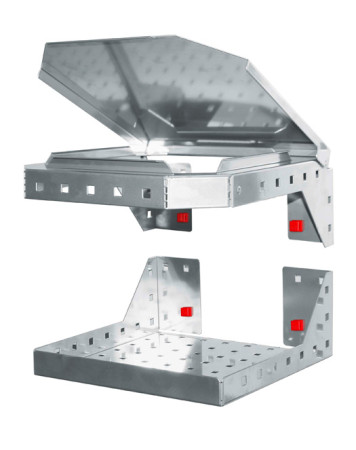 Müllbeutelhalter 2-teilig alufarben 