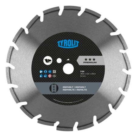 Diamant-Trennscheibe TYROLIT PREMIUM Asphalt 