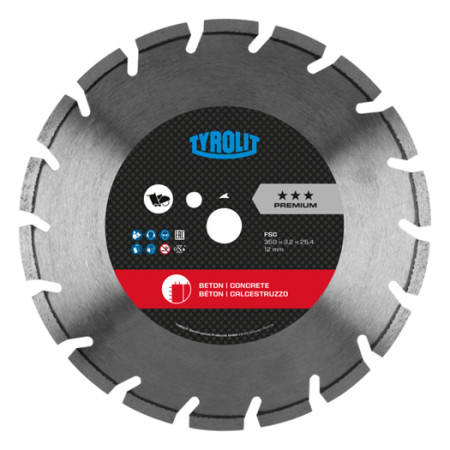 Diamant-Trennscheibe für Altbeton TYROLIT PREMIUM 