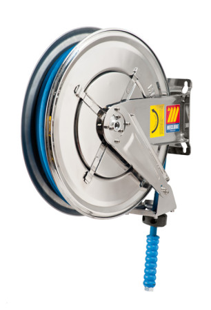 Automatik-Schlauchaufroller Edelstahl, für Luft / Wasser 