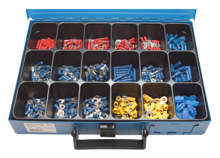 Kabelverbinder-Sortimentskasten 400-tlg 