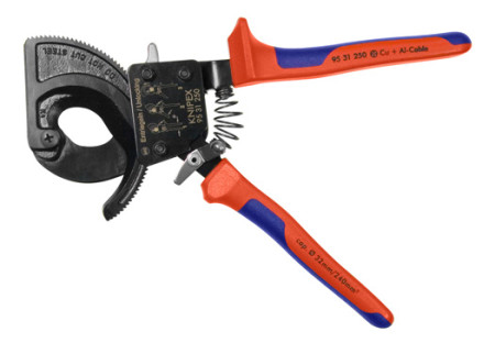 Kabelschneider mit Ratschenprinzip KNIPEX 