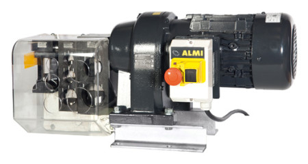 Rohrausklinkmaschine ALMI für Zinkauslauf 