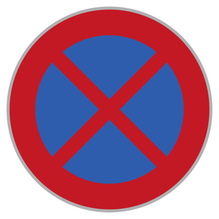 Baustellenverkehrszeichen "Halten u. Parken verboten" § 52/13b 