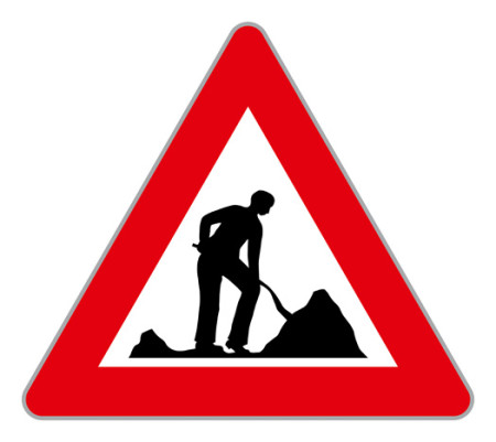 Baustellenverkehrszeichen "Baustelle" § 50/9 