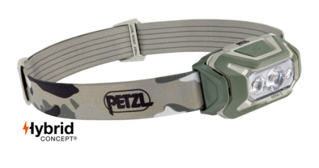 Stirnlampe PETZL 450 lm CAMO, 4-färbig 