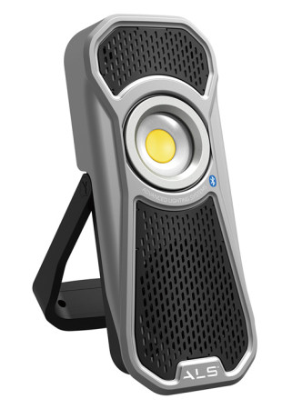 Arbeitsleuchte mit Bluetooth-Lautsprecher 