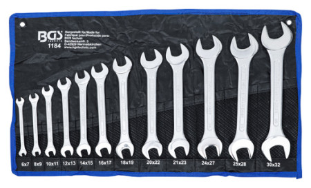 Doppel-Maulschlüssel-Satz BGS 12-tlg. 