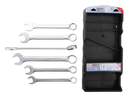 Ring-Maulschlüssel-Satz extra lang  34 - 50 mm 6-tlg. 