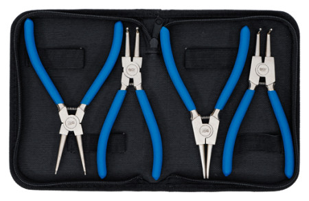 Seegeringzangen-Satz 175 mm 4-tlg. 