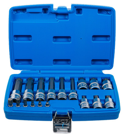 Bit-Einsatz-Satz Innenv. 1/4" -1/2" 18-tlg. 