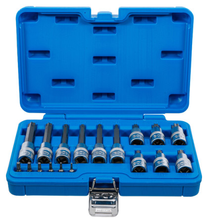 Bit-Einsatz-Satz 1/4"-1/2"TP (Torx) 18-tlg. 