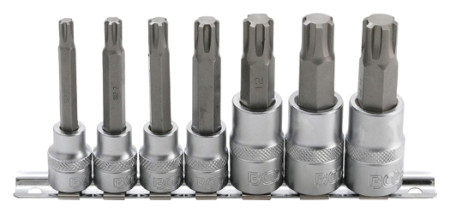 Bit-Einsatz-Satz 3/8"-1/2" Keilprofil M6-M14 7-tlg. 