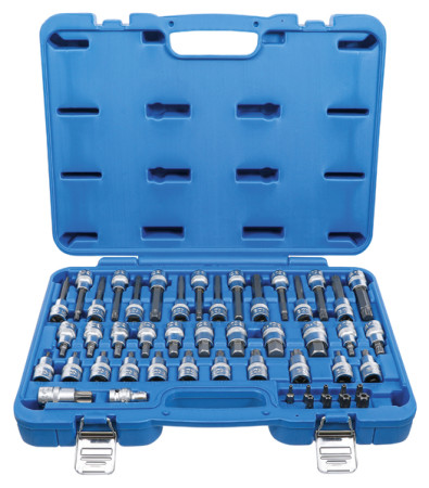 Bit-Einsatz-Satz 1/2"- Außensechskant 8mm 49-tlg. 