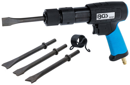 Druckluft-Meißelhammer-Satz BGS | mit Schelllösefutter | 10 mm 