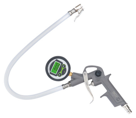 Druckluft-Reifenfüllpistole digital 0 - 8 bar 