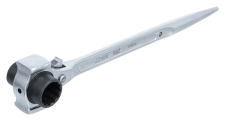 Gerüstbauer-Knarre 3-in-1 SW19x22 mm 