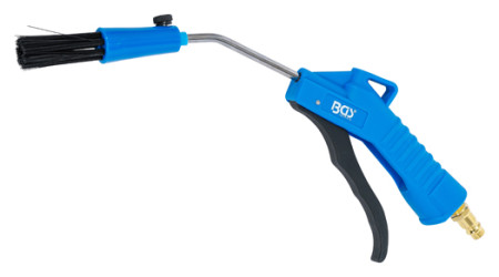 Druckluft-Ausblaspistole mit Pinsel 