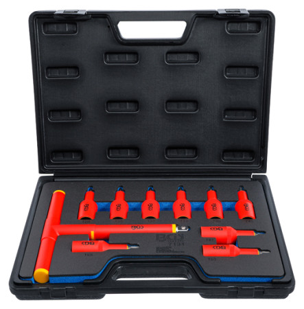 VDE-Bit-Einsatz-Satz 1/2"  Torx T20 - T55 10-tlg. 