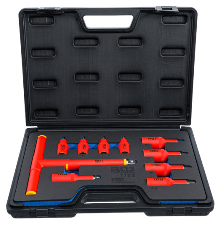 VDE-Bit-Einsatz-Satz 3/8"- 1/2" 4-10 mm 10-tlg. 