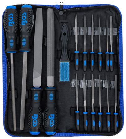 Werkstattfeilen- und Nadelfeilsen-Satz BGS 17-tlg. 