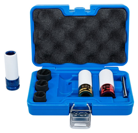 Kraft-Schoneinsatz-& Spiral-Profil-Steckschl.-Satz, 17-21mm 