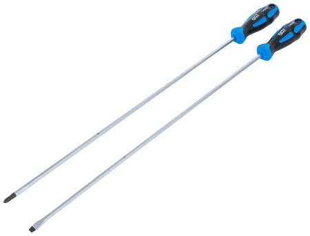 Schraubendreher-Satz | extra lang | Schlitz, Kreuzschlitz PH 