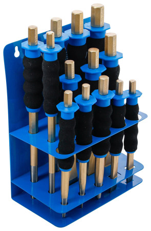 Splintentreiber- Körner- Flachmeißel-Satz BGS | 13-tlg. 