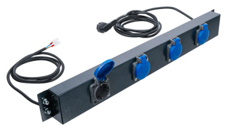 Netzversorgungsleiste 4-fach für Schrankwand-System BGS 