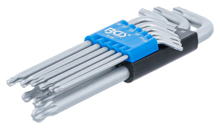 Winkelschlüssel-Satz Torx mit Kugelkopf 9-tlg. 