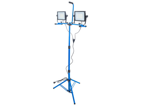 Duo-LED-Arbeitsstrahler | mit Stativ | 2 x 70 W | BGS 