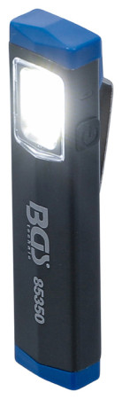 Akku-Mini-Handleuchte BGS COB-LED in Aluminium-Gehäuse 