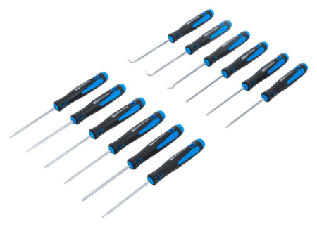 Feinmechaniker-Schraubendreher und Haken-Satz 12-tlg. 