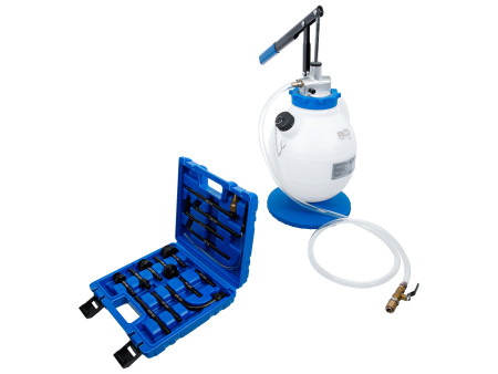 Getriebeöl-Befüllgerät BGS | m. Handpumpe | m. 8 Adaptern | 7 l 