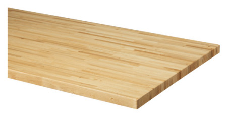 Arbeitsplatte Holz für Werkbänke im Baukastensystem 