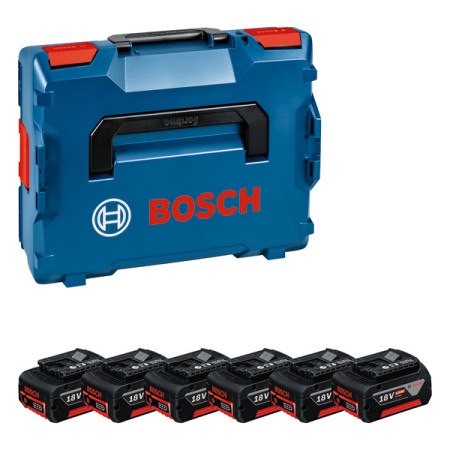 Akku-Set | 6 Akkus 18V / 4,0 Ah | BOSCH 