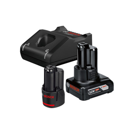 Akku-Set | 12V | 2,0 und 4,0 Ah | Ladegerät | BOSCH 
