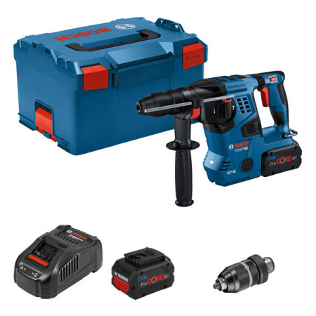 Akku-Bohrhammer SDS plus GBH 18V-28 CF mit 2x 8,0 Ah Akkus 