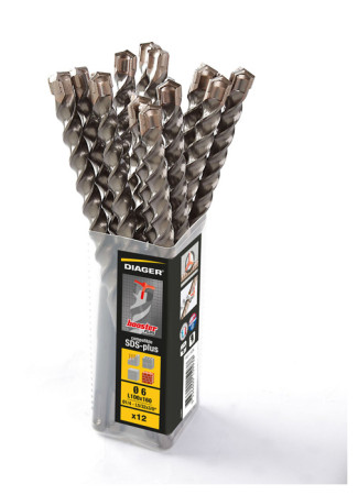 Hammerbohrer-Set SDS-plus mit 3 Schneiden 