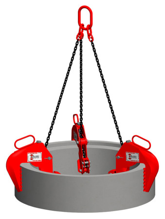 Betonrohrgreifergehänge 