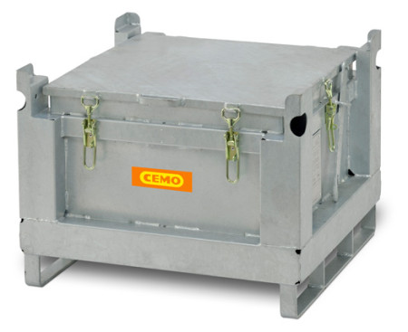 Akku-Stahlsammelbehälter für Lithium-Batterien 