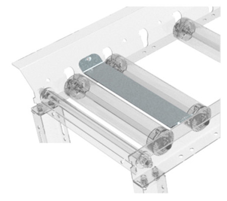 Schutzblech DA zwischen den Rollen für D 300 