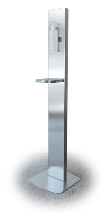 Desinfektionsmittelspender, 1.430 mm Höhe 