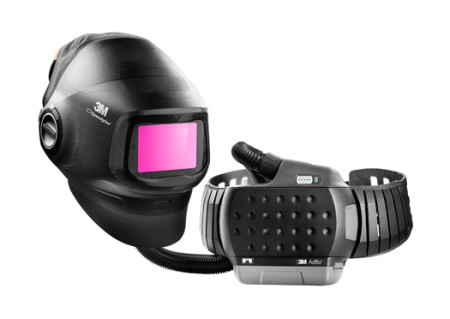 Automatik-Schweißschirm mit Atemschutzsystem 3M SPEEDGLAS 