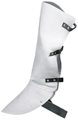 Schweißer-Gamasche aus Spaltleder 