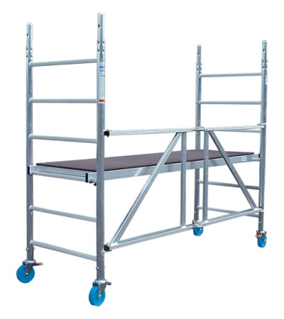 Alu-Falt-Gerüst KRAUSE fahrbar 