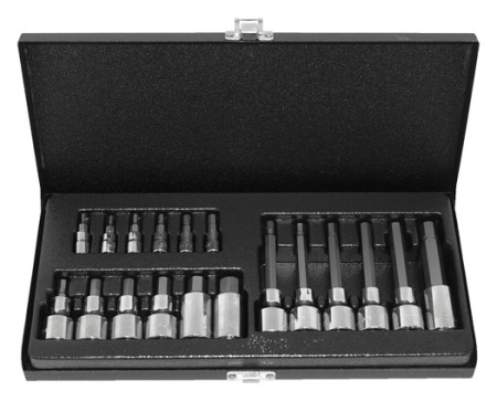 Schraubendrehereinsatz-Satz | Inbus | 1/4" und 1/2" | MOSER 