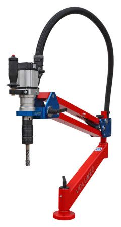 Gewindeschneidmaschine elektrisch VOLUMEC 2-Arm Gelenksystem 